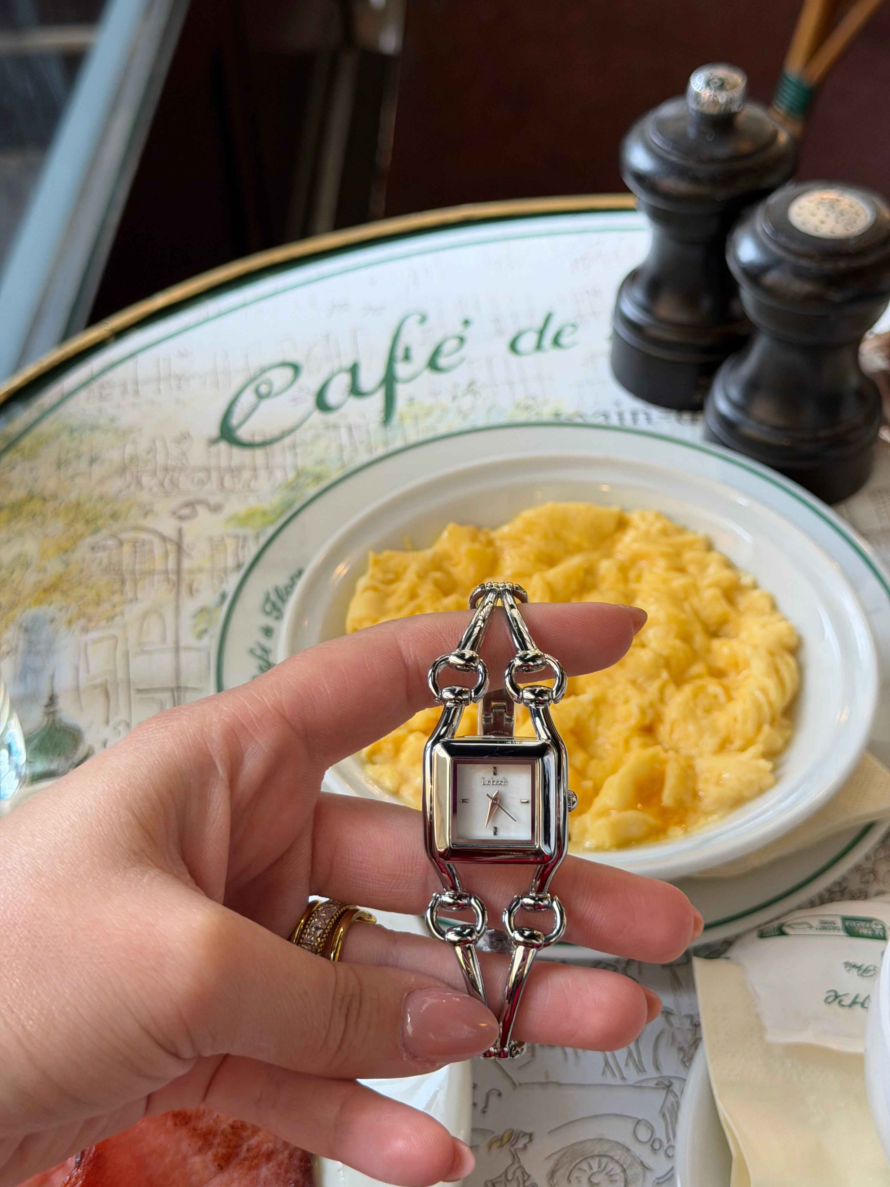 Paris Brasserie Ατσάλινο Ρολόι