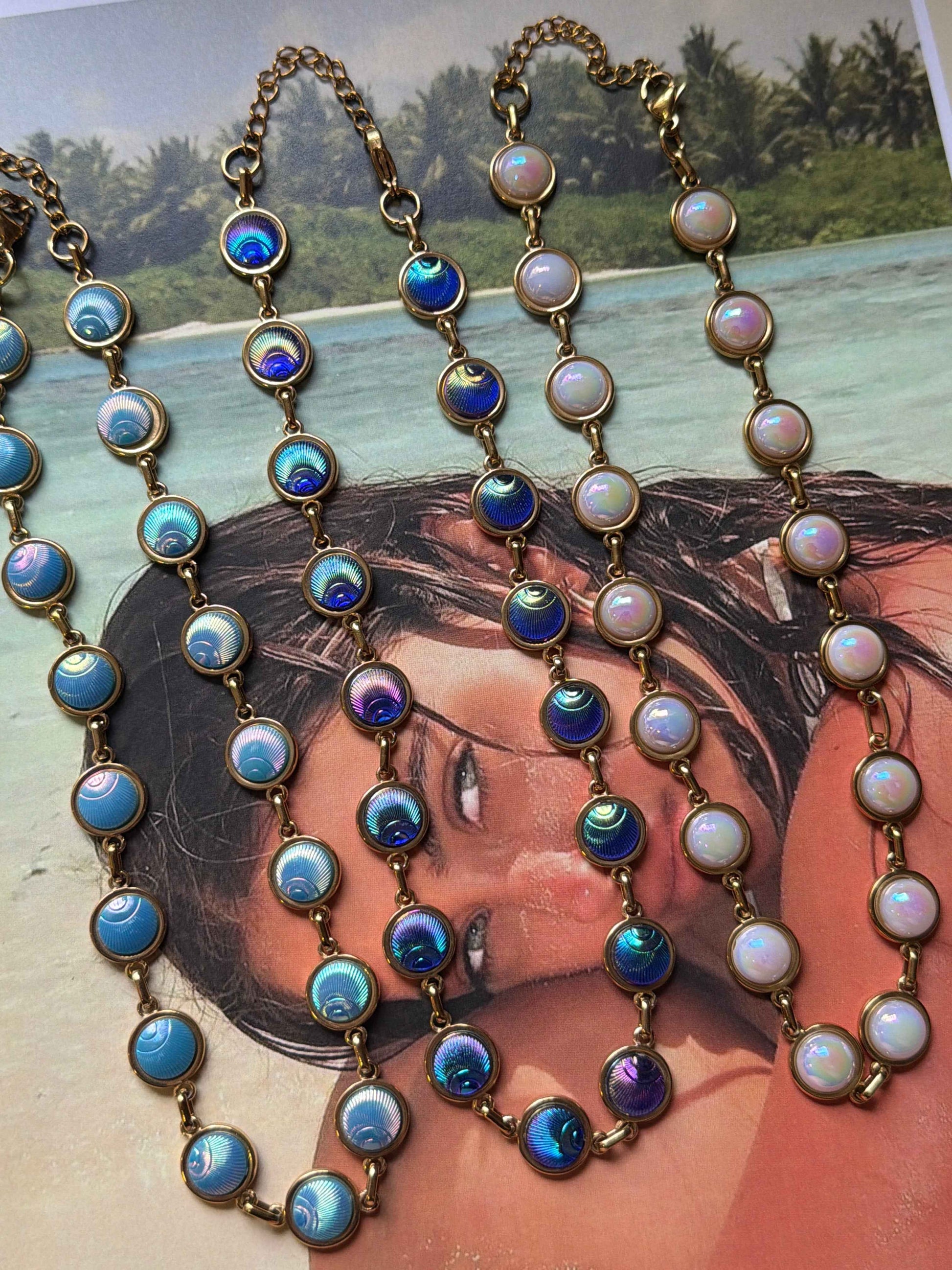 Ocean Mirage Ατσάλινο Κολιέ ✨🌊