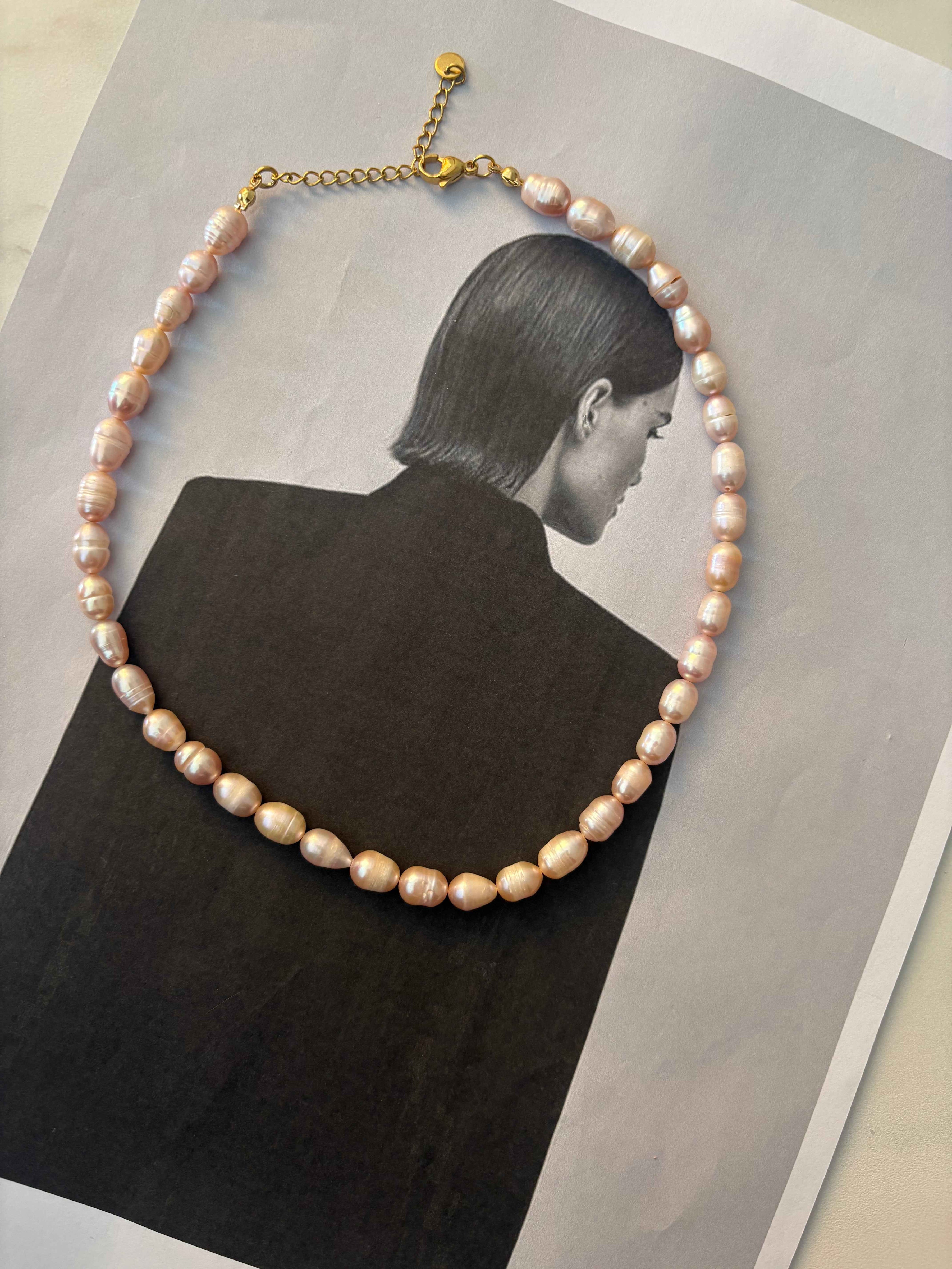 Blush Pearl Necklace - Αληθινά Μαργαριτάρια