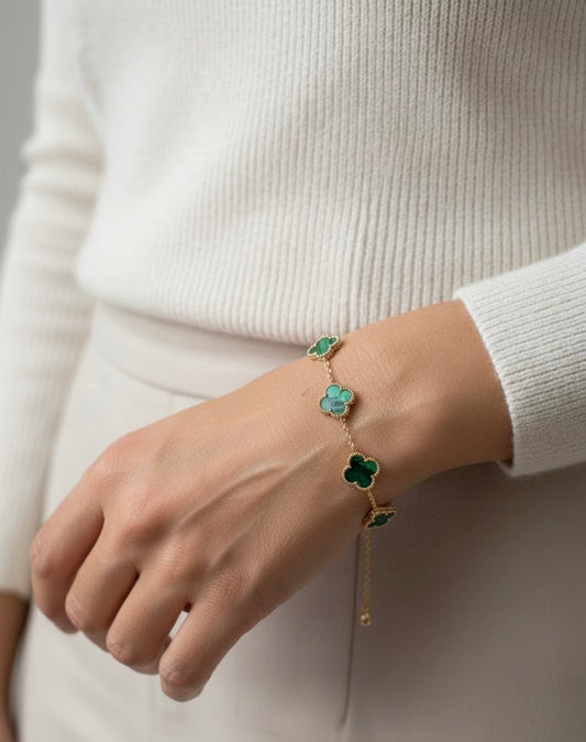 Emerald Bloom large – βραχιόλι stainless steel