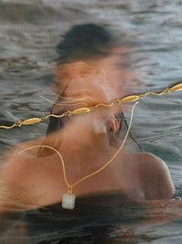 Golden Waves – Ατσάλινο Βραχιόλι Ποδιού