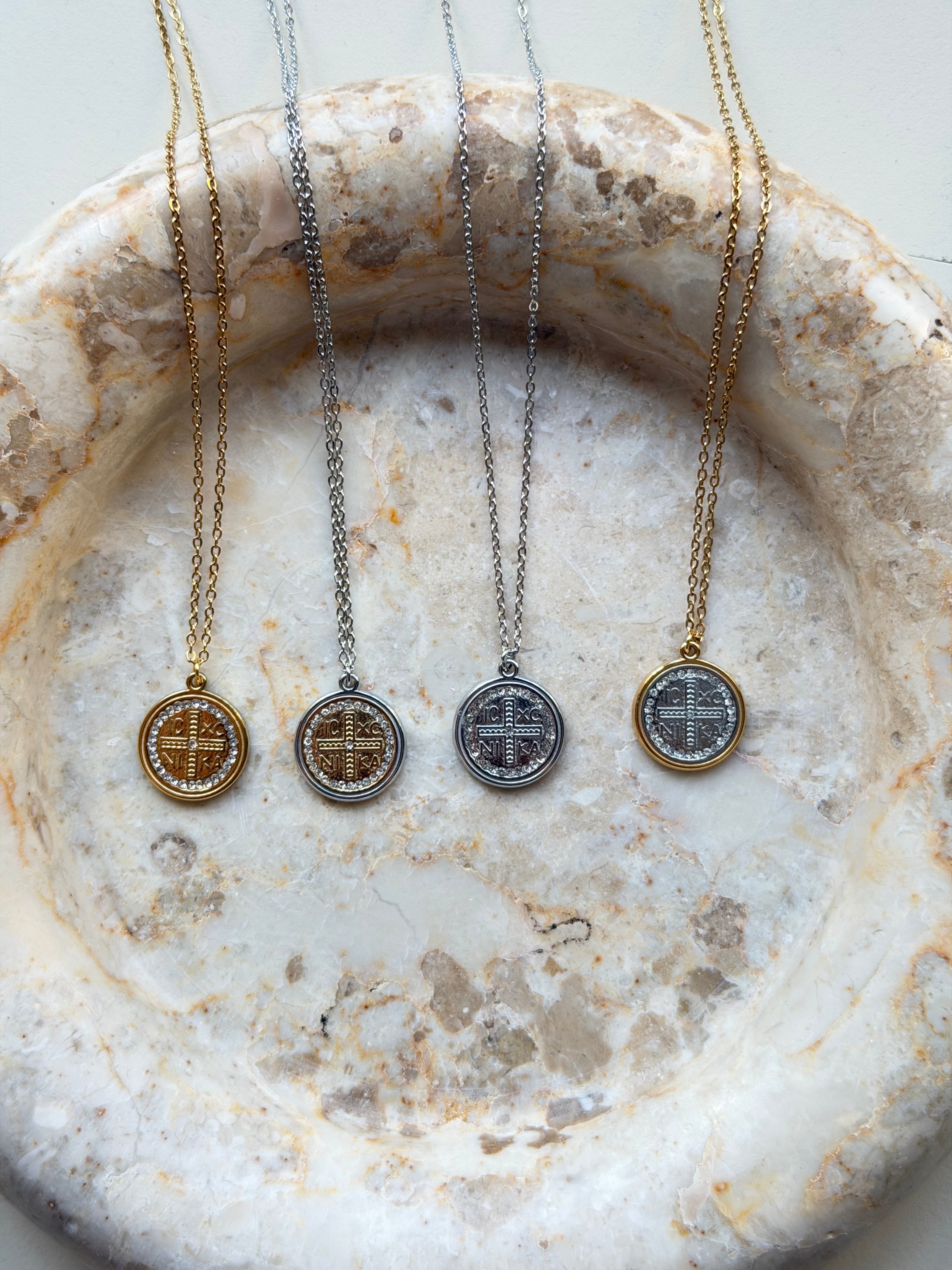 PEGGY’S NECKLACE No2 ατσάλινο κολιέ