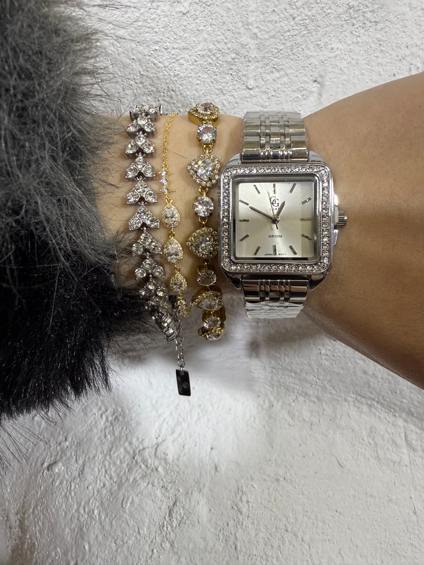 Frosty Pearl – stainless steel luxury watch
