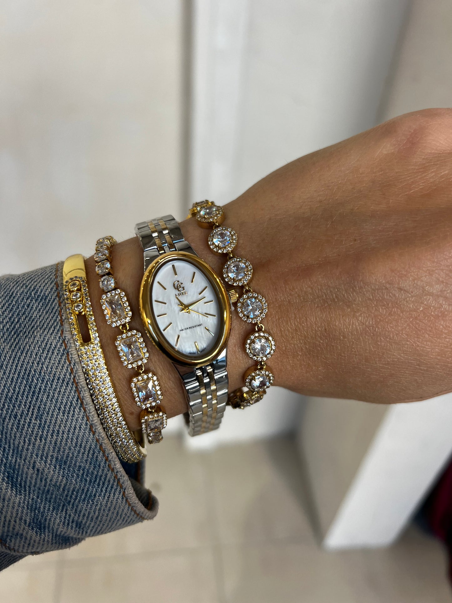 Snow Glow – ρολόι stainless steel luxury Christmas edition