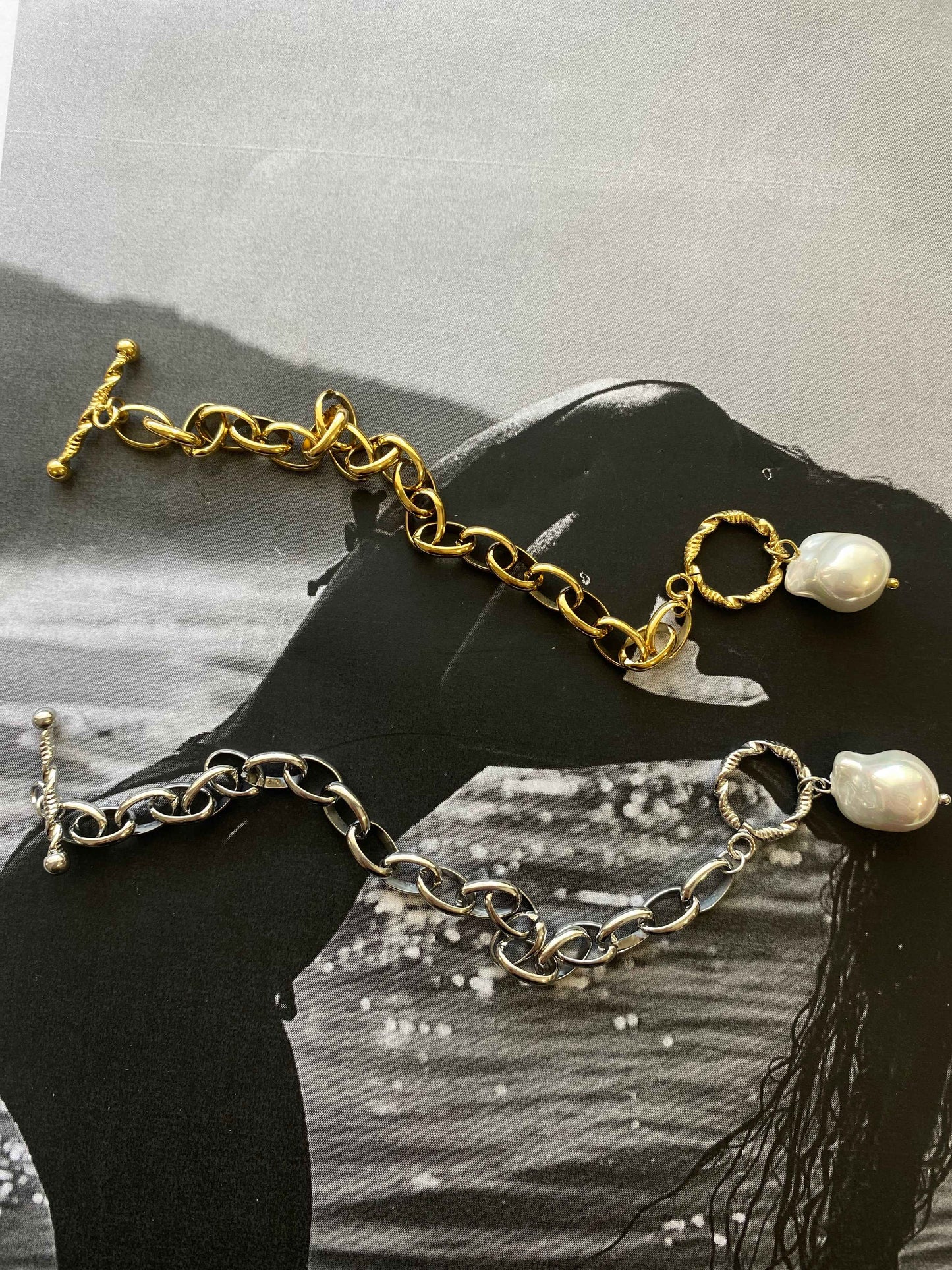 Moon Pearl- Stainless steel