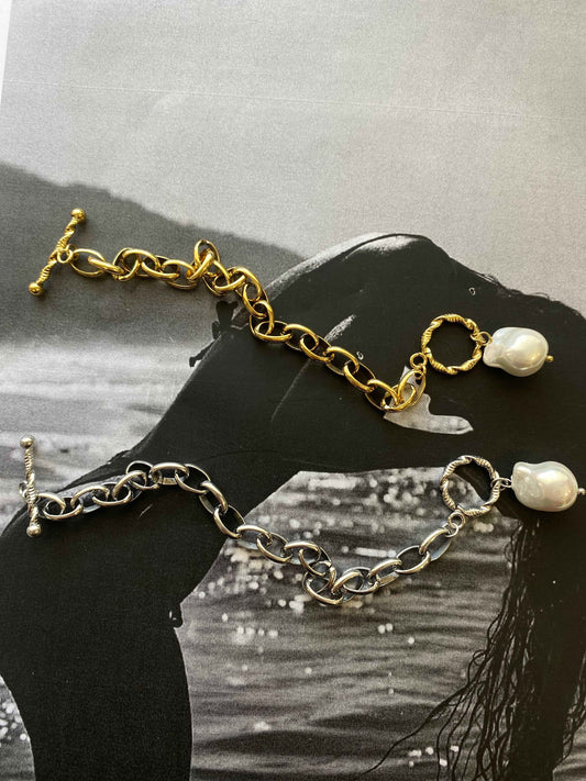 Moon Pearl- Stainless steel