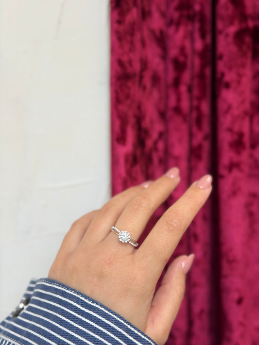 Flower Spark Δαχτυλίδι – Ασήμι 925”