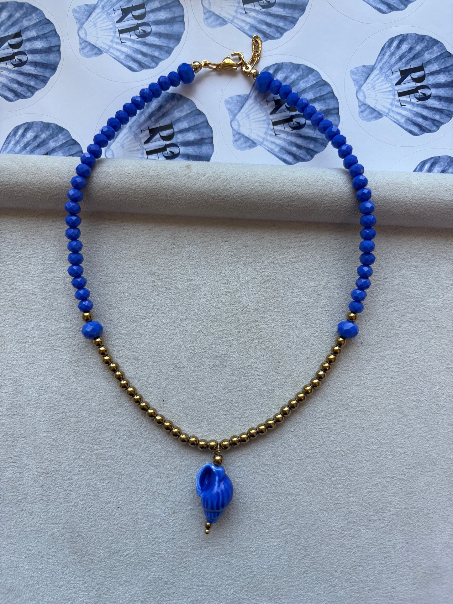 “Watersea ” Ατσάλινο κολιέ handmade by kika