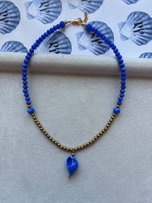 “Watersea ” Ατσάλινο κολιέ handmade by kika