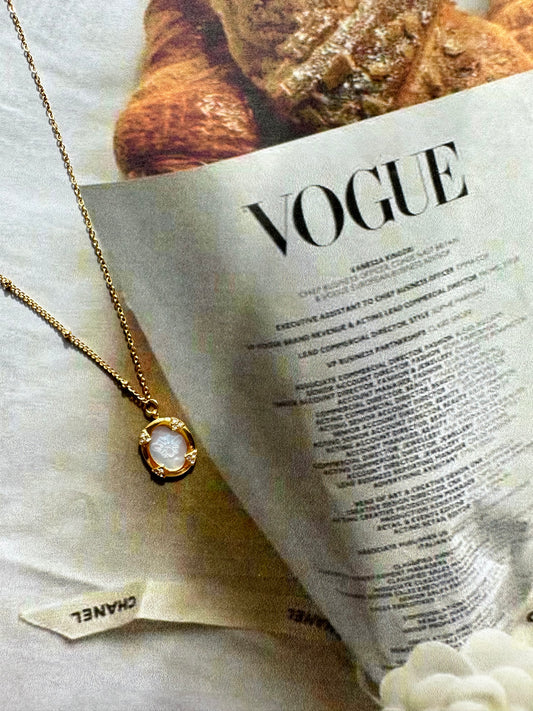 “Veloura” ατσάλινο κολιέ