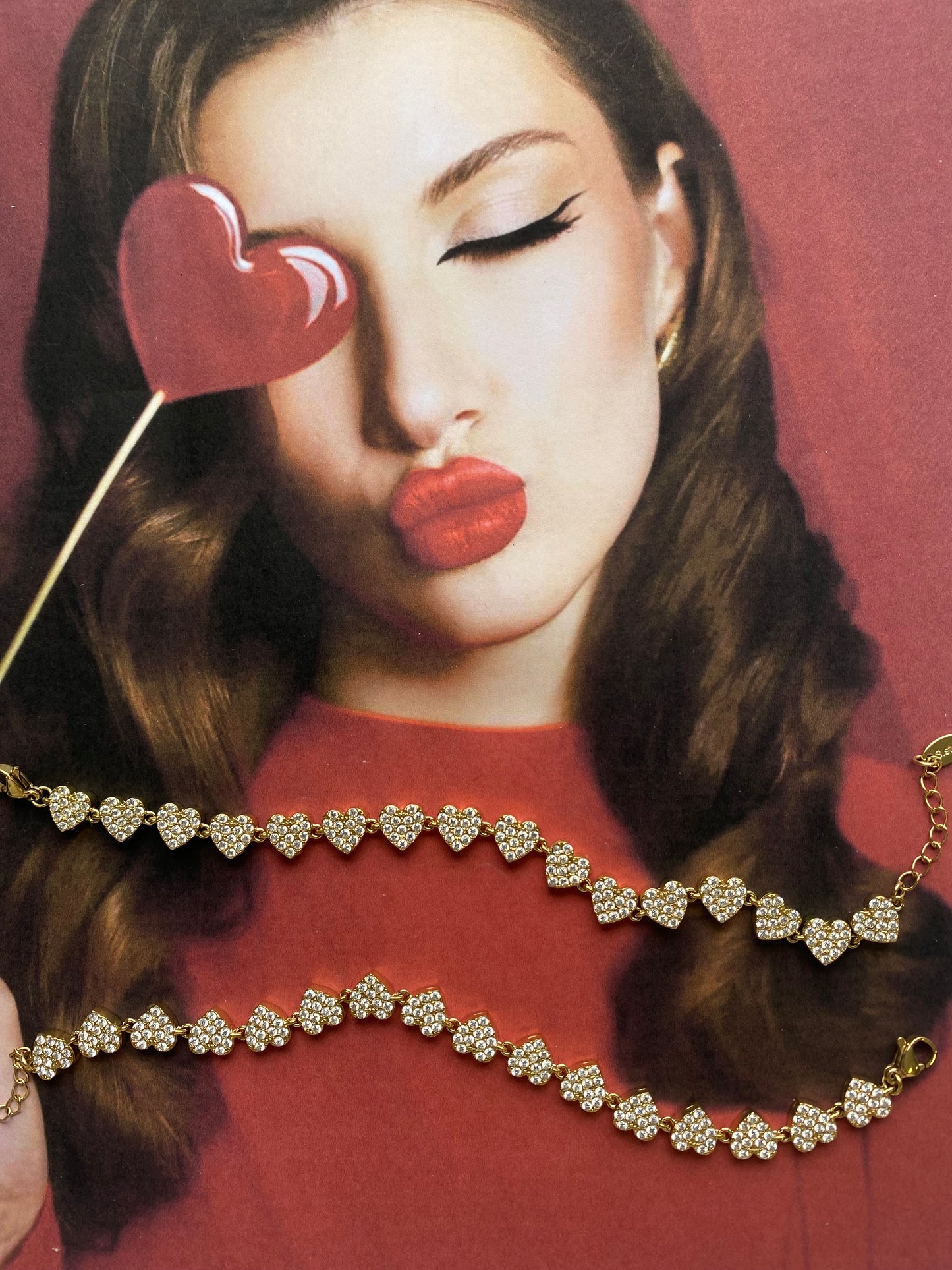 Heart stellar-Βραχιόλι stainless steel-Valentine’s collection