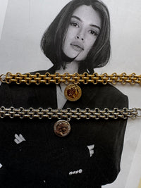 Midnight Empire Bracelet – Ατσάλινο Βραχιόλι με Coin Charm