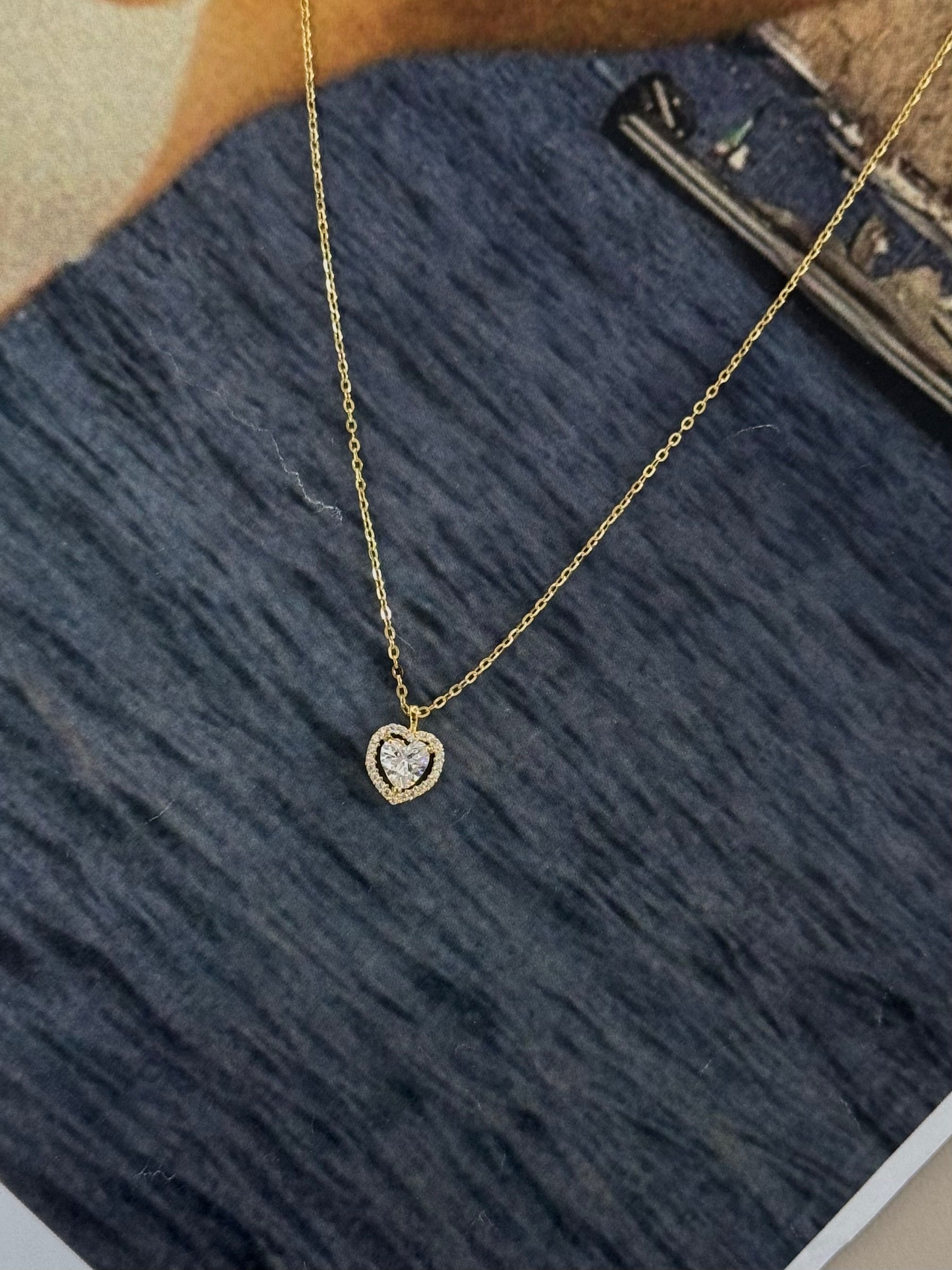 Sweetheart Halo – κολιέ ασήμι 925