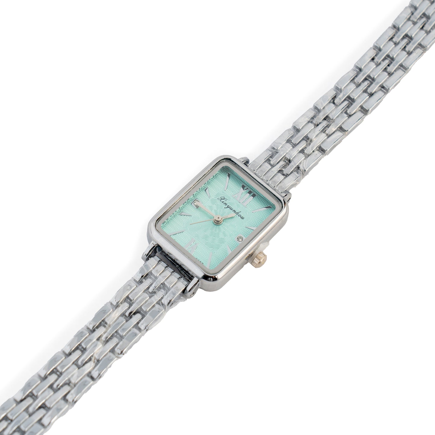 "Elegance in Mint" Ατσάλινο ρολόι