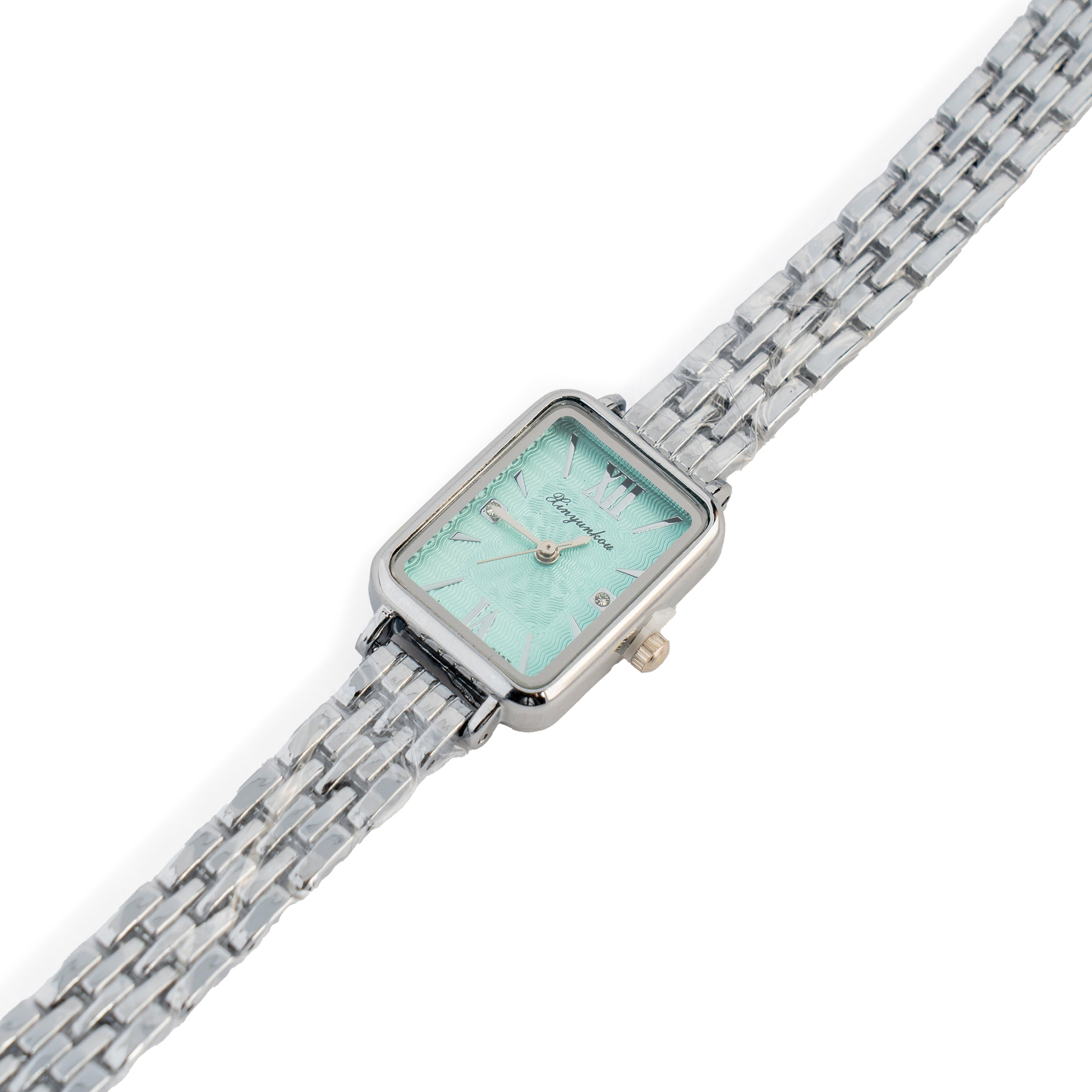 "Elegance in Mint" Ατσάλινο ρολόι