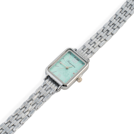 "Elegance in Mint" Ατσάλινο ρολόι
