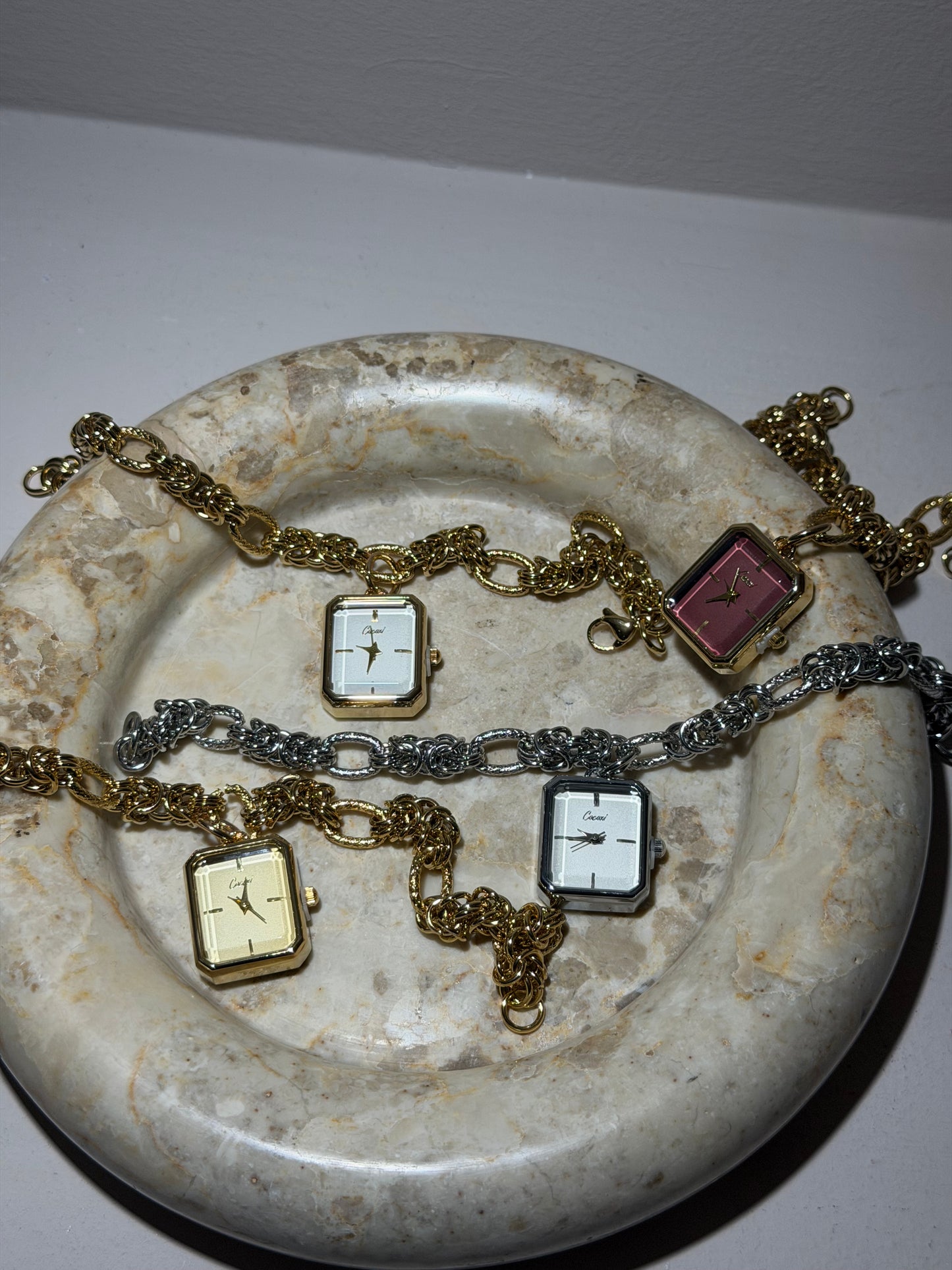 Saint Tropez Chain Watch / 100% χειρουργικό ατσάλι