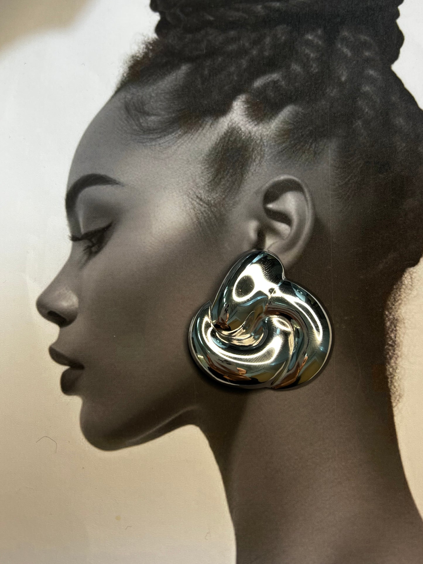 Melted Knot – Σκουλαρίκια Stainless Steel