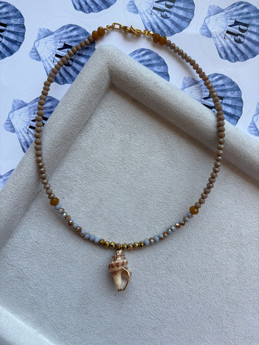 “SunLace” Ατσάλινο κολιέ handmade by kika