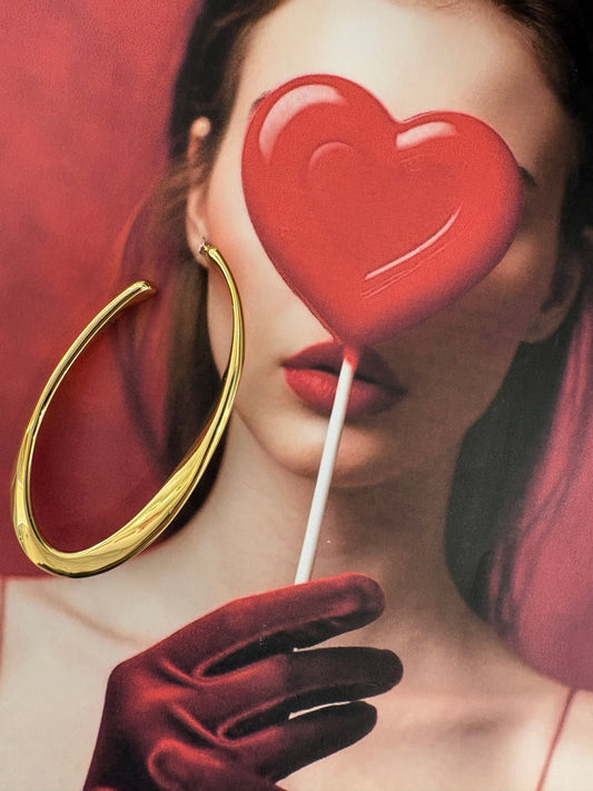 Velour- Σκουλαρίκια VALENTINE’S COLLECTION