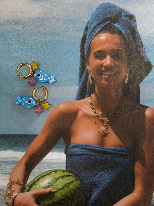 Ocean Whimsy – Ατσάλινα Σκουλαρίκια