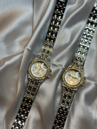 Majesty Steel – Silver Gold Steel Watch