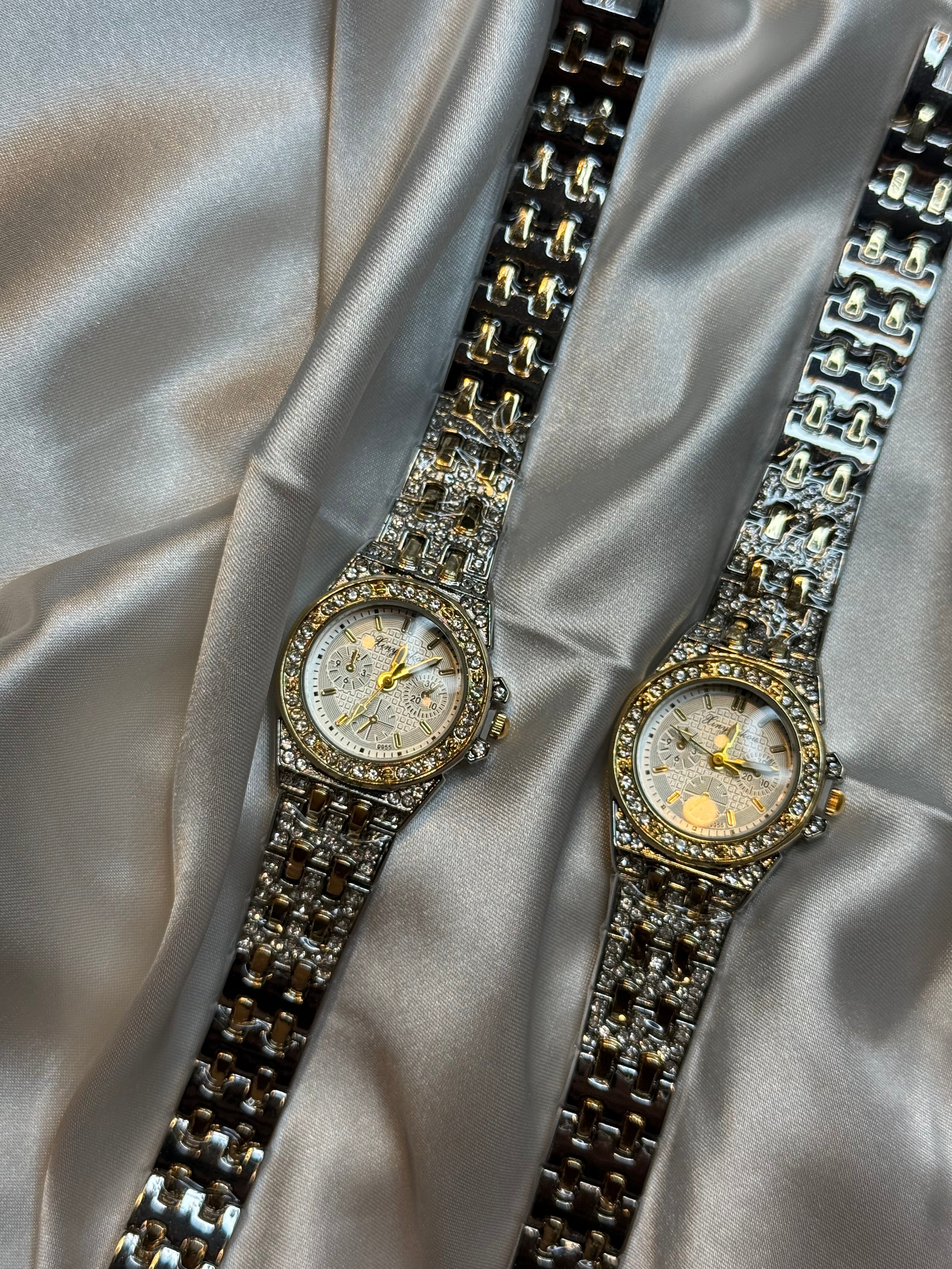 Majesty Steel – Silver Gold Steel Watch