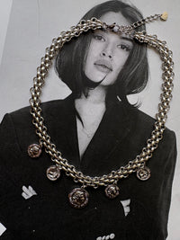 Golden Siren Necklace – Ατσάλινο Κολιέ με Coin Charms