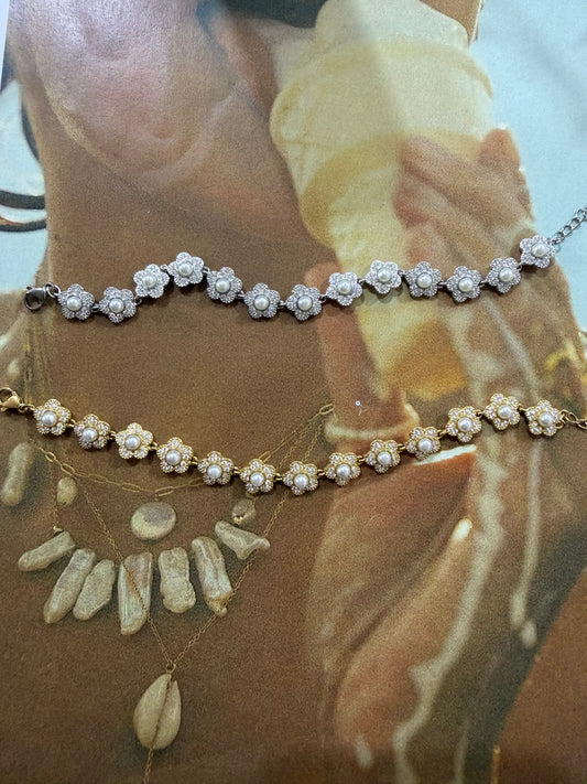 Luna Bloom Bracelet -  Ατσάλινο Βραχιόλι