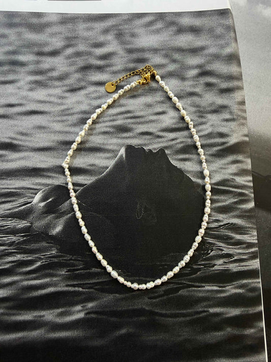 Pearl Mist 🤍
Αληθινά μαργαριτάρια ατσάλινο κολιέ ✨