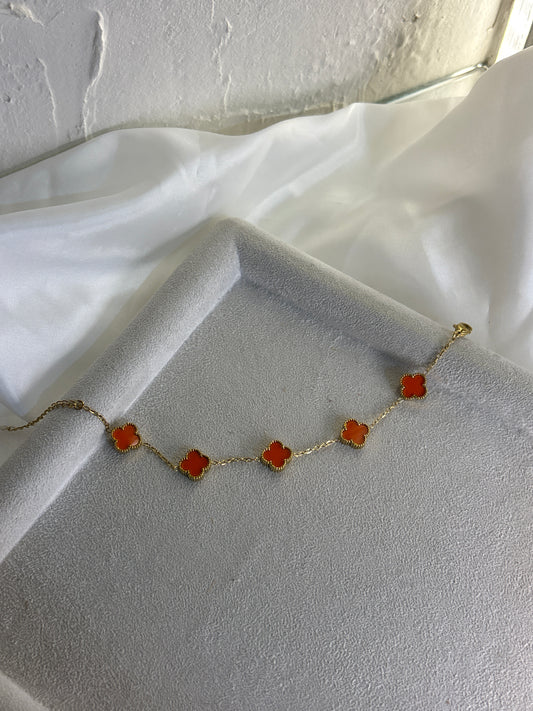 Flowerlike orange gold
