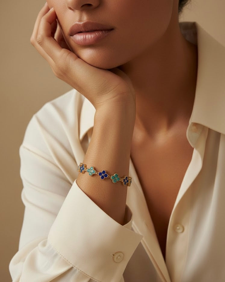 Floral Harmony – βραχιόλι stainless steel