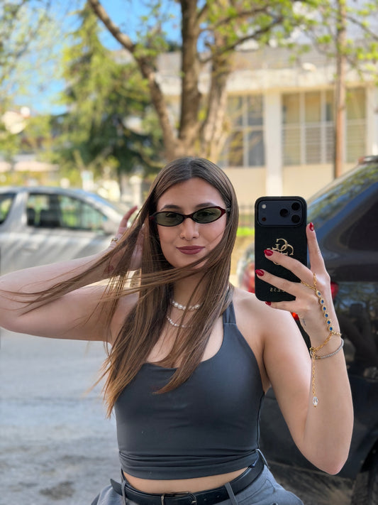 Γυαλί ηλίου “secret seduction”✨Μπορντό