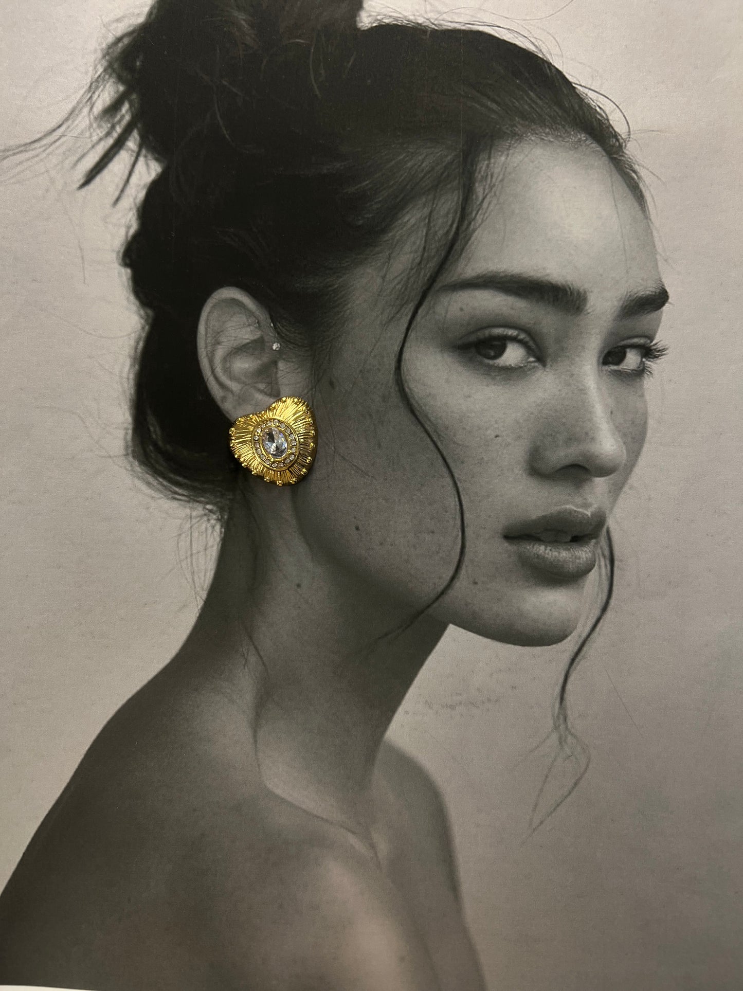 Coeur de Lumière – σκουλαρίκια stainless steel