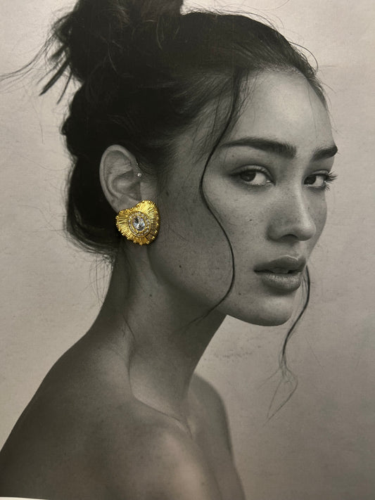 Coeur de Lumière – σκουλαρίκια stainless steel