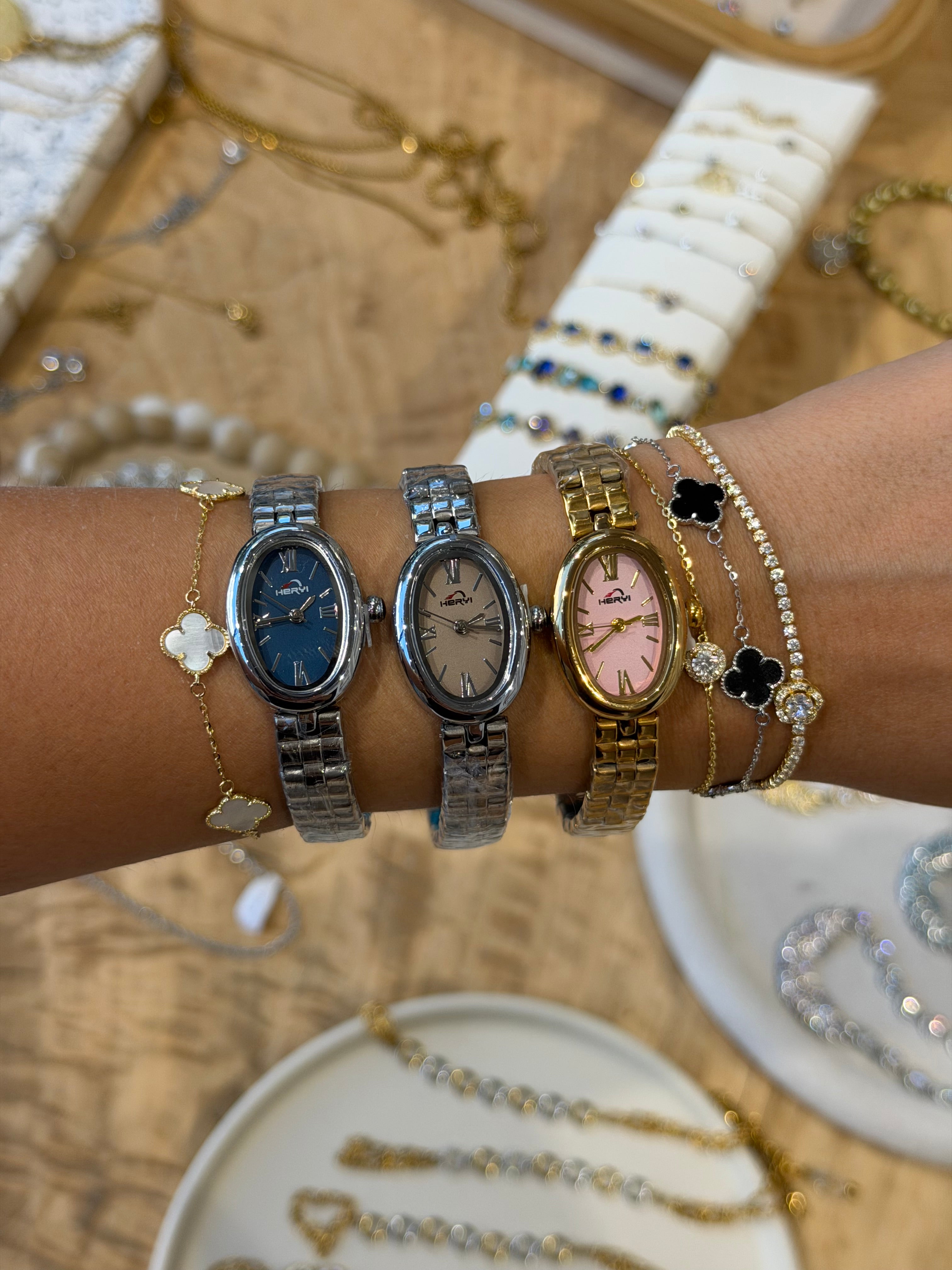 Odette Watch – Ατσάλινο Ρολόι ✨