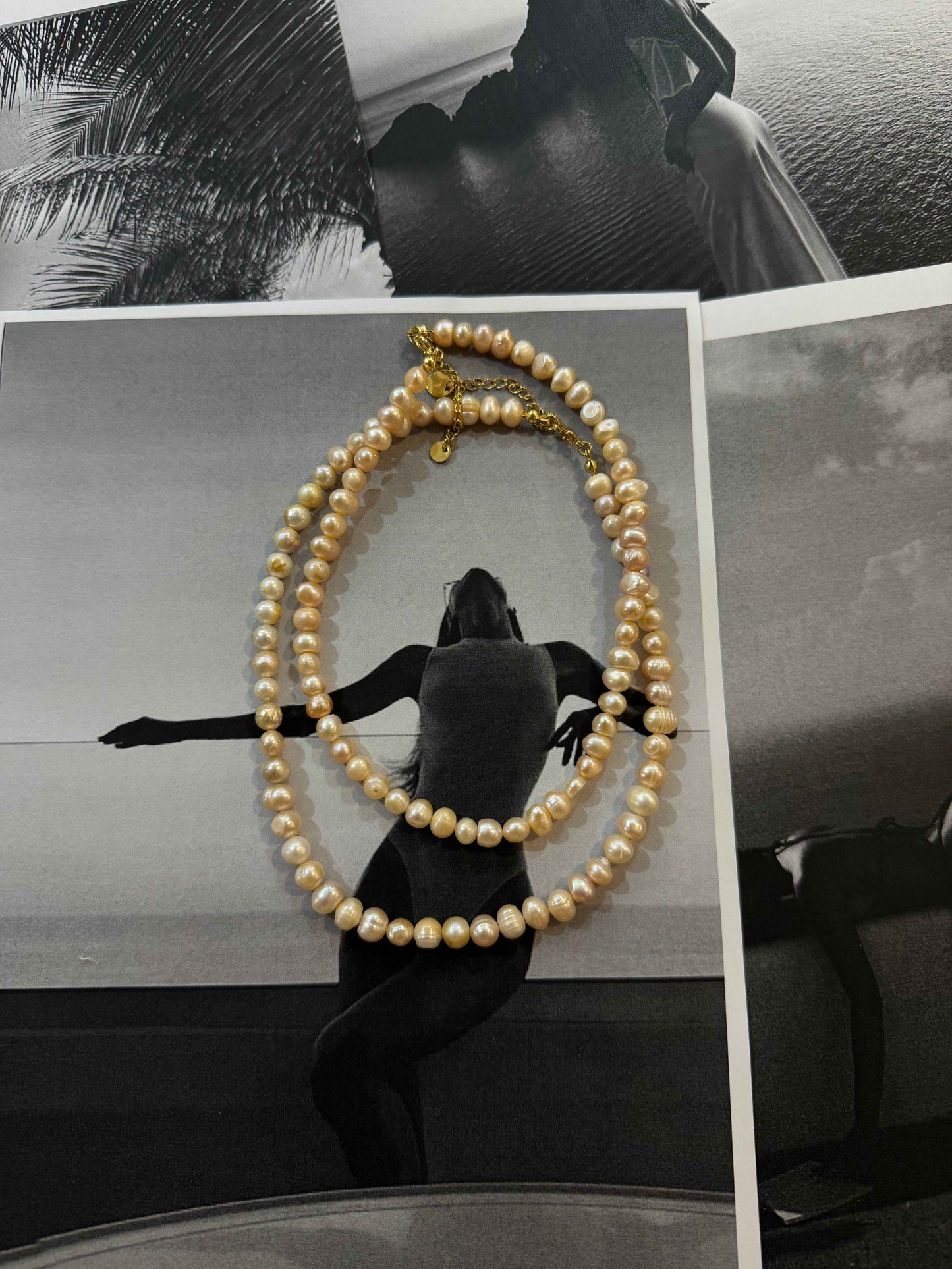 Seminyak Pearl Necklace
Αληθινά μαργαριτάρια ατσάλινο κολιέ ✨