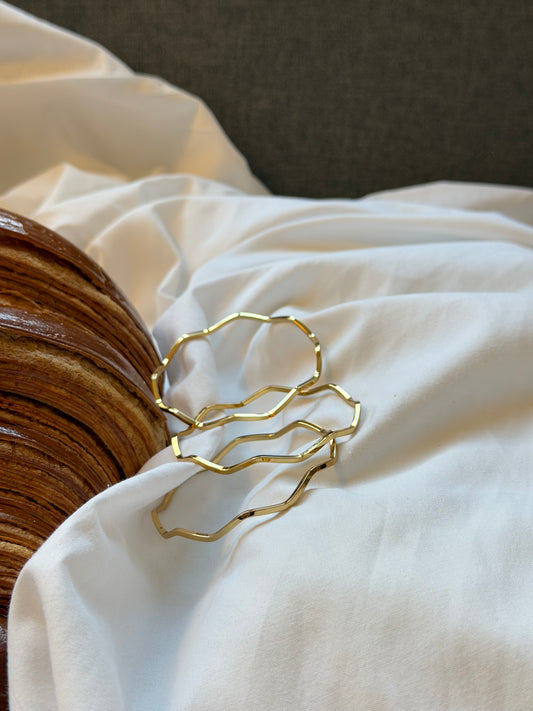 Vagues de Paris – τριπλή χειροπέδα stainless steel