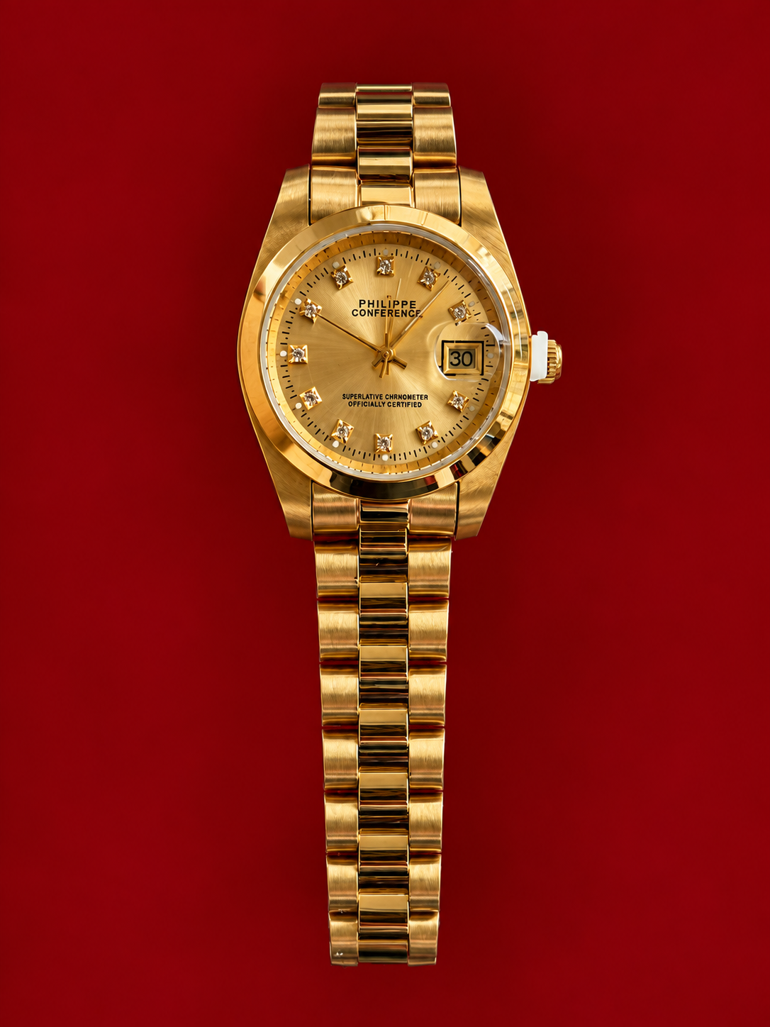Gold Pearl | PREMIUM WATCH(small) - Ρολόι Stainless Steel