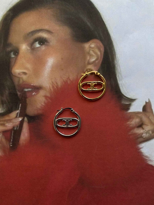 Hoop loop- σκουλαρίκι stainless steel