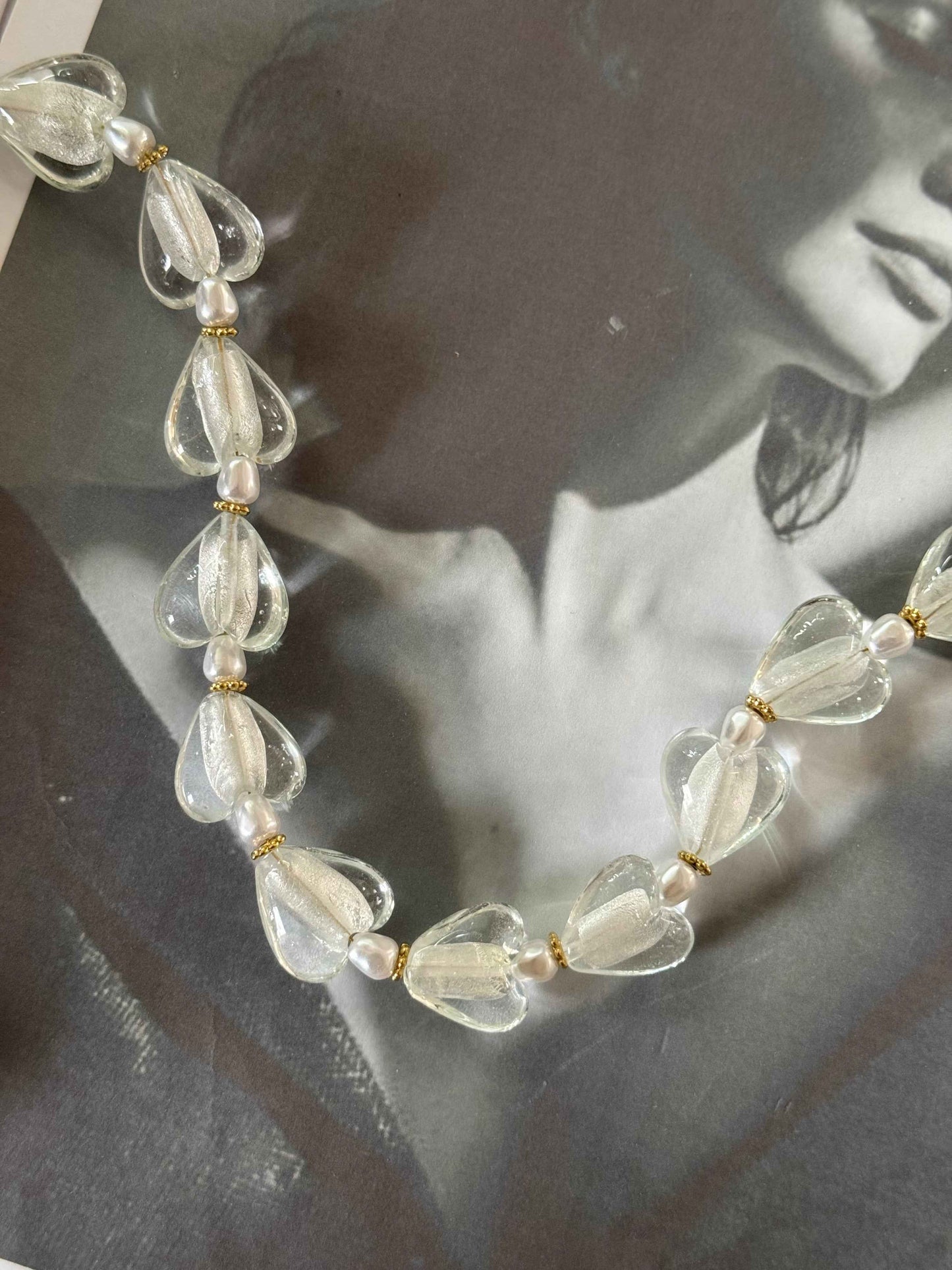 Crystal Dew – κολιέ stainless steel