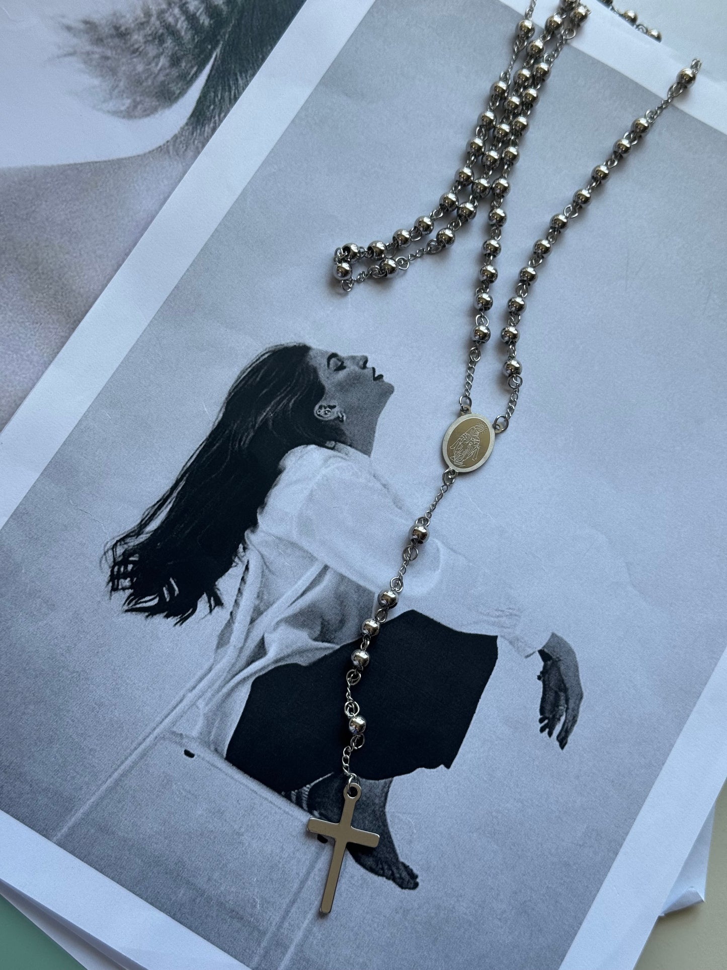 Georgina’s Rosary - Ατσάλινο Μακρύ Κολιέ