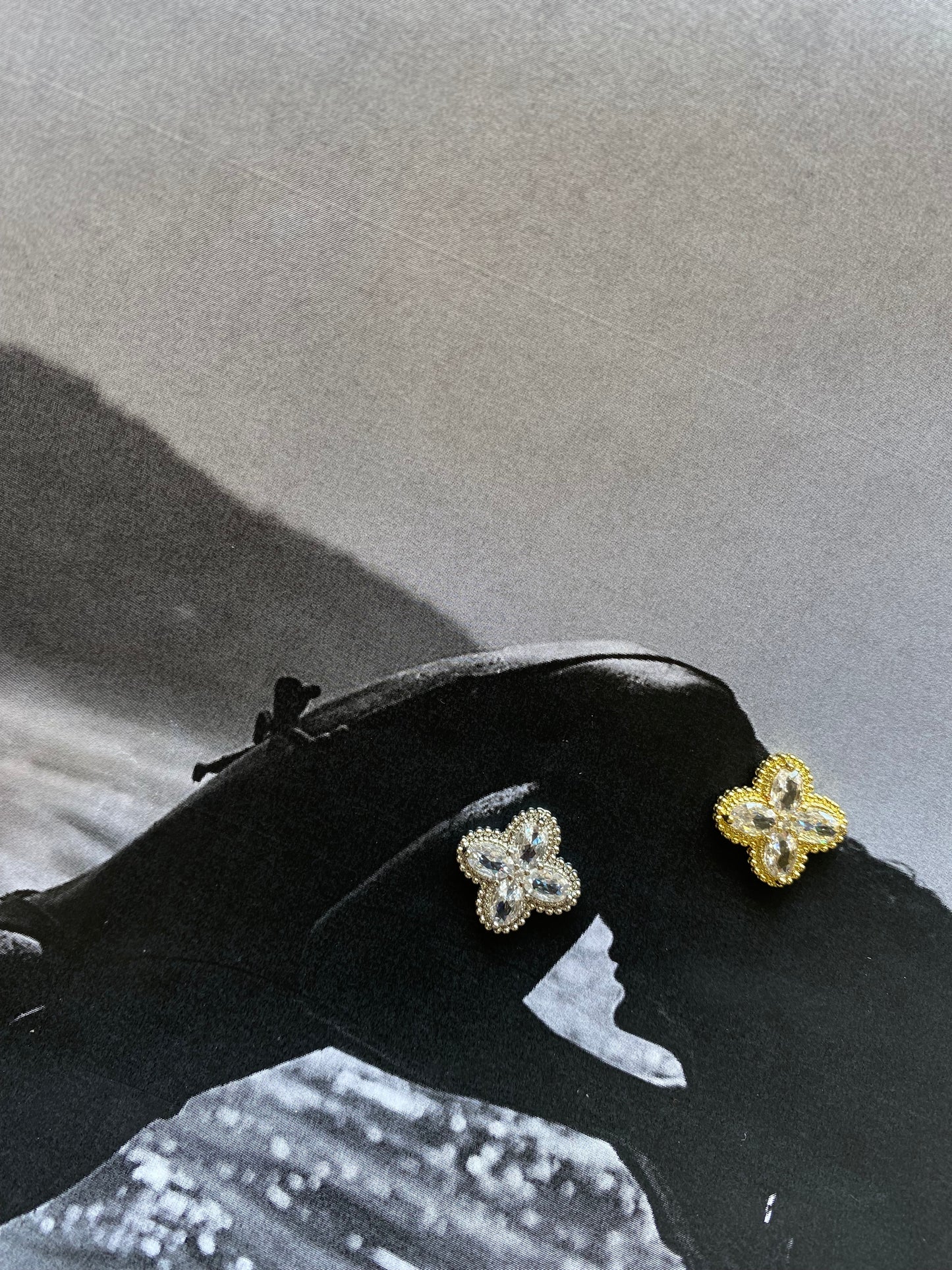 Butterfly Glow Studs-Stainless steel