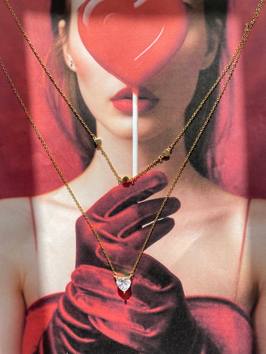 Gilded heart-Valentine’s collection