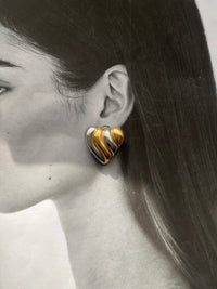 “Sunstone dew” Steel earring