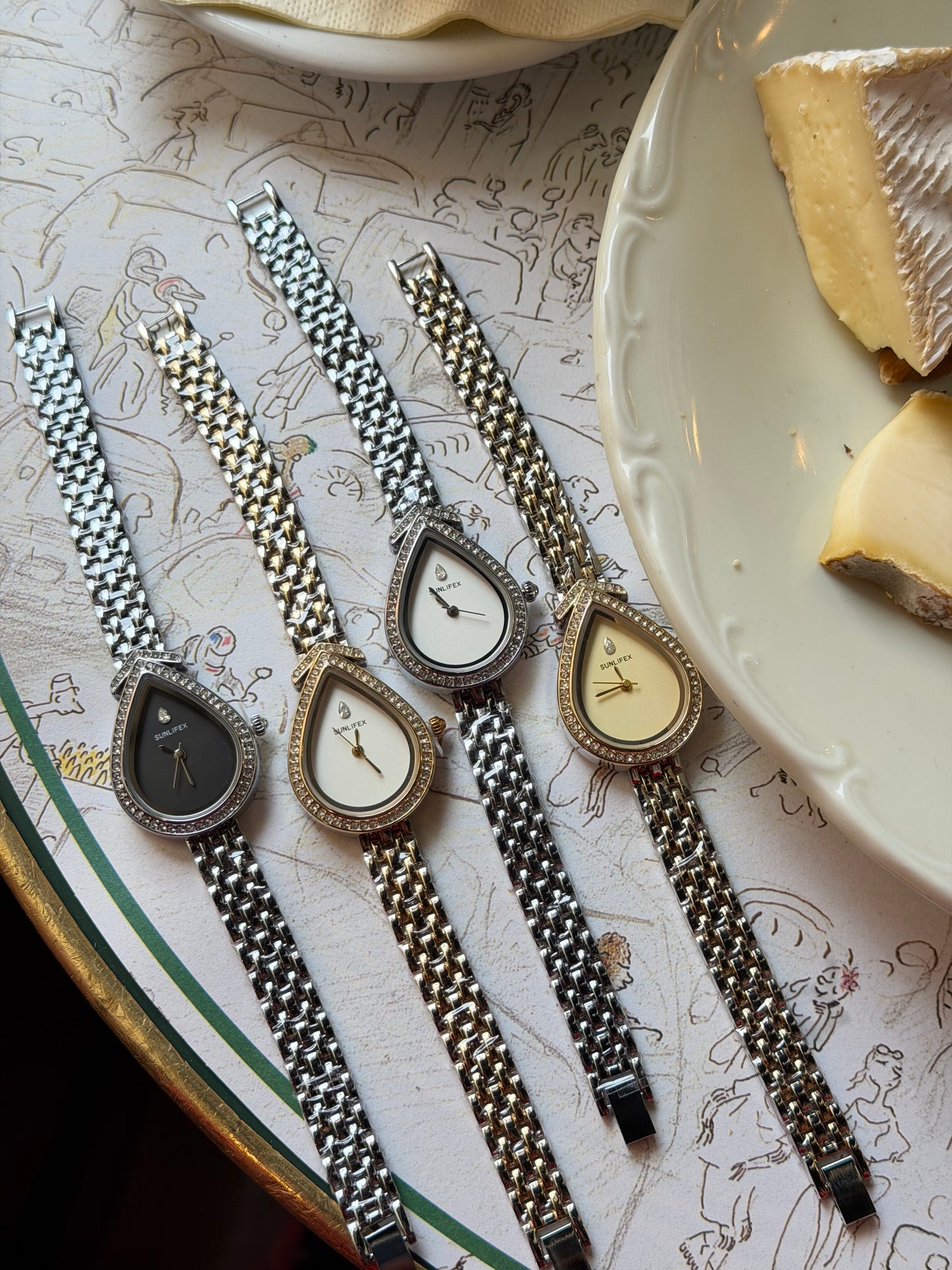 Paris Teardrop Ατσάλινο Ρολόι