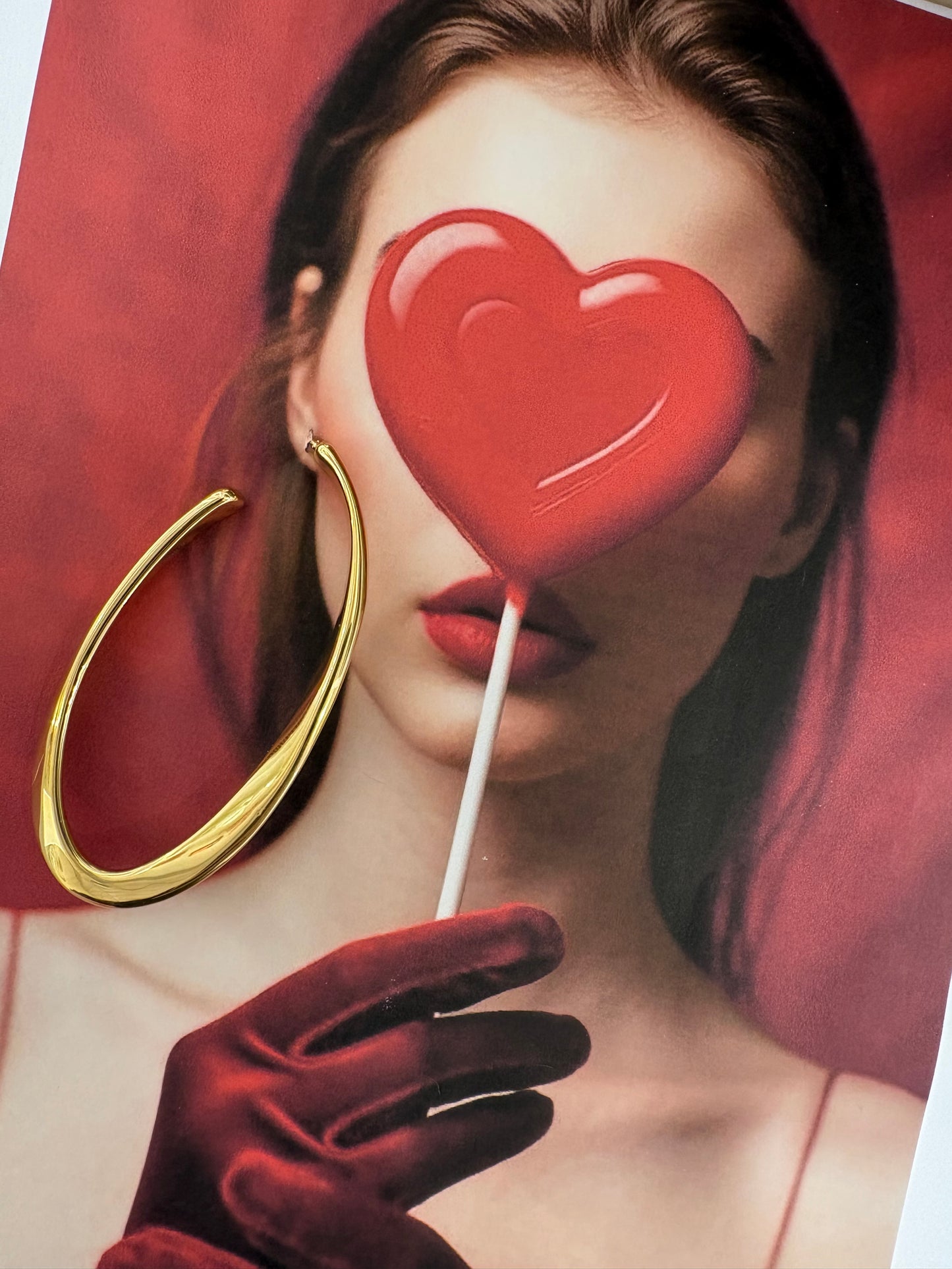 Velour- Σκουλαρίκια VALENTINE’S COLLECTION