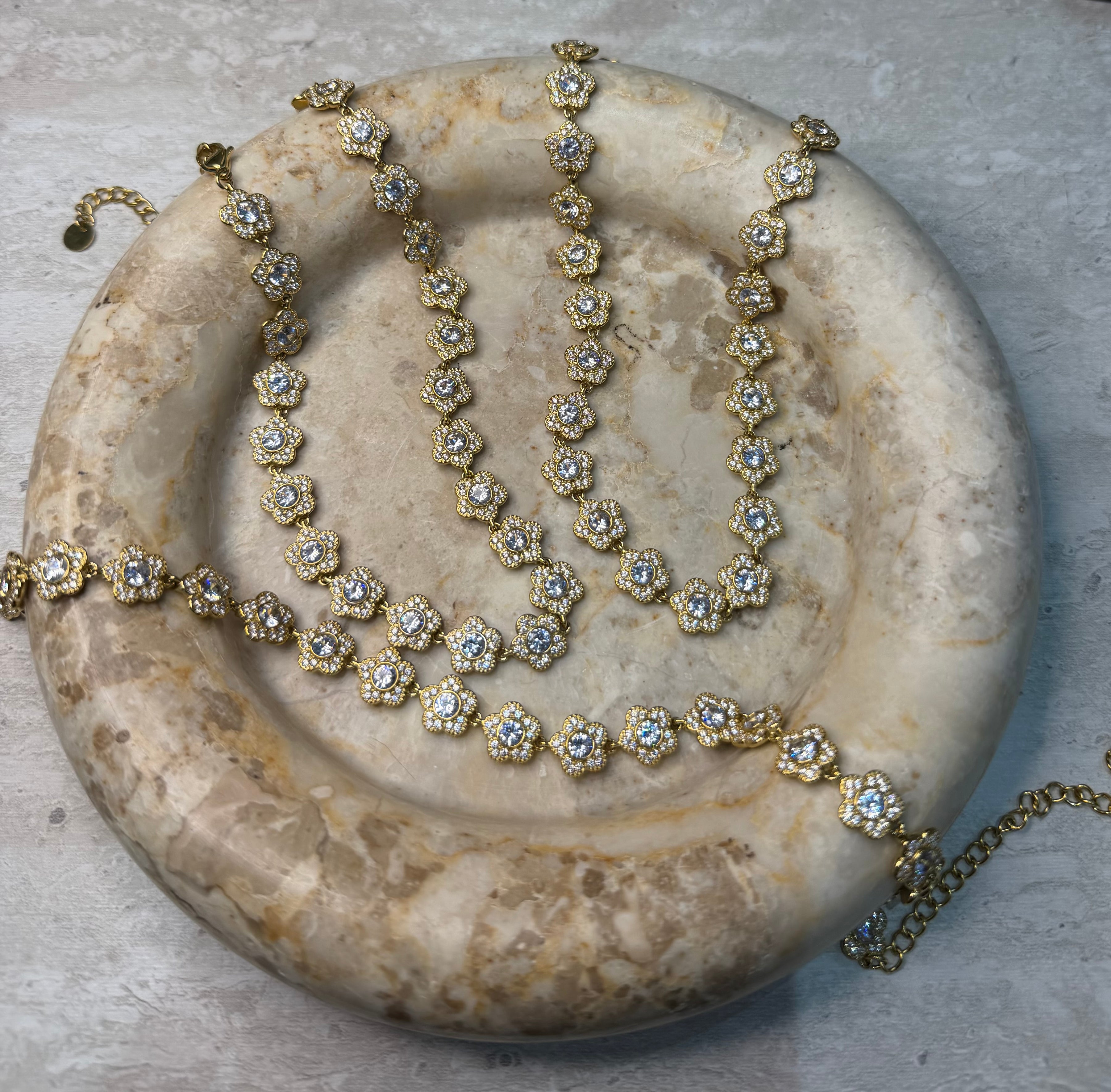 Kika’s Flower Crystal ατσάλινη Ριβιέρα