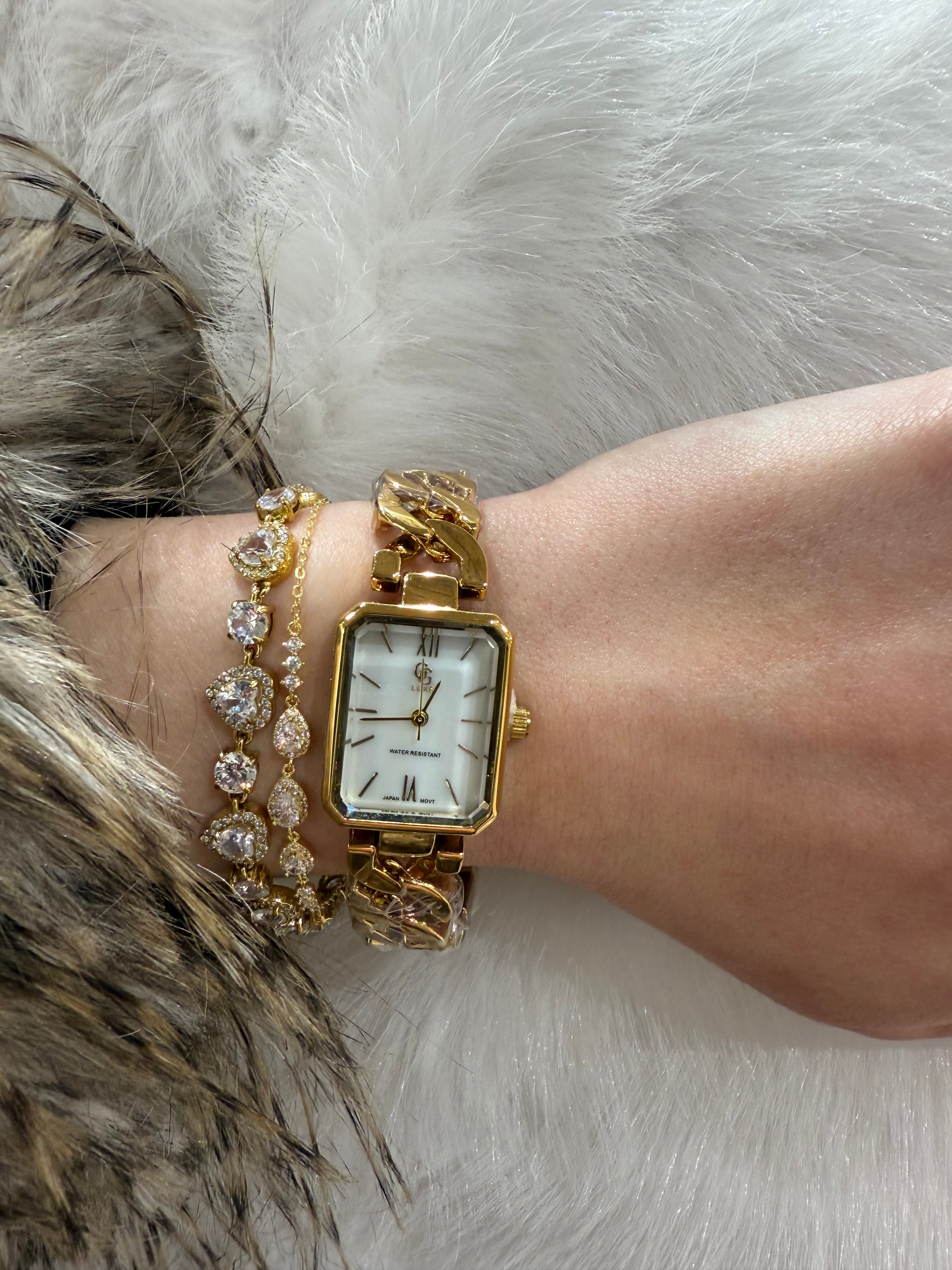 Sugar Glow - stainless steel luxury watch