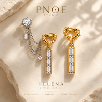 HELENA — 2 Piece Earring HANDMADE